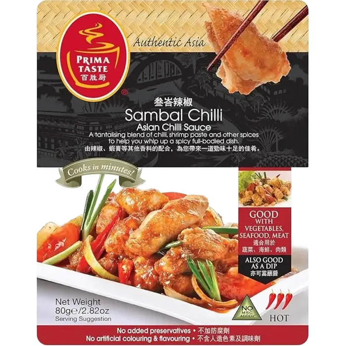 PRIMA TASTE Sambal Chilli Sauce 80G