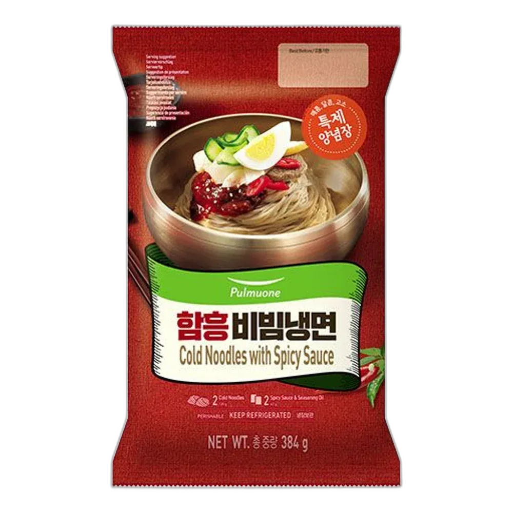 PULMUONE Kalte Buchweizen Nudeln m.Spicy-Sauce 384G