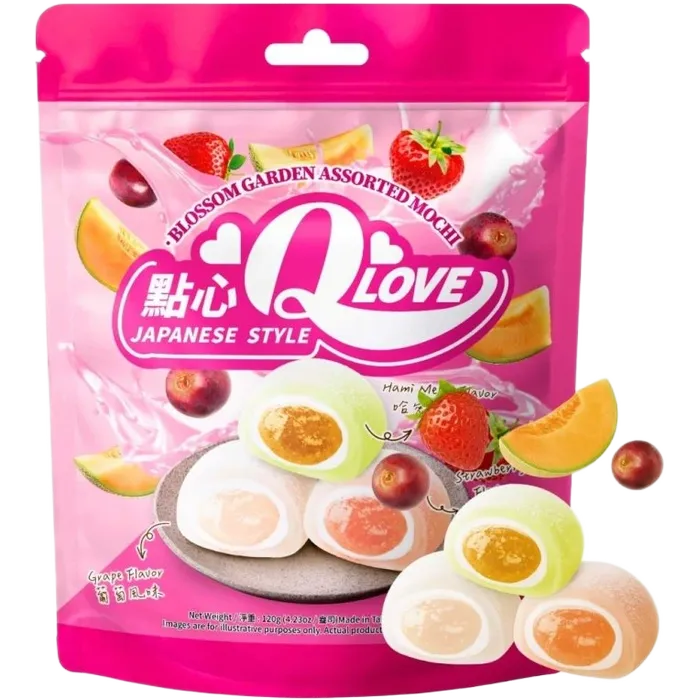 QLove Mochi Blossom G. Assorted mix Pouch 120G
