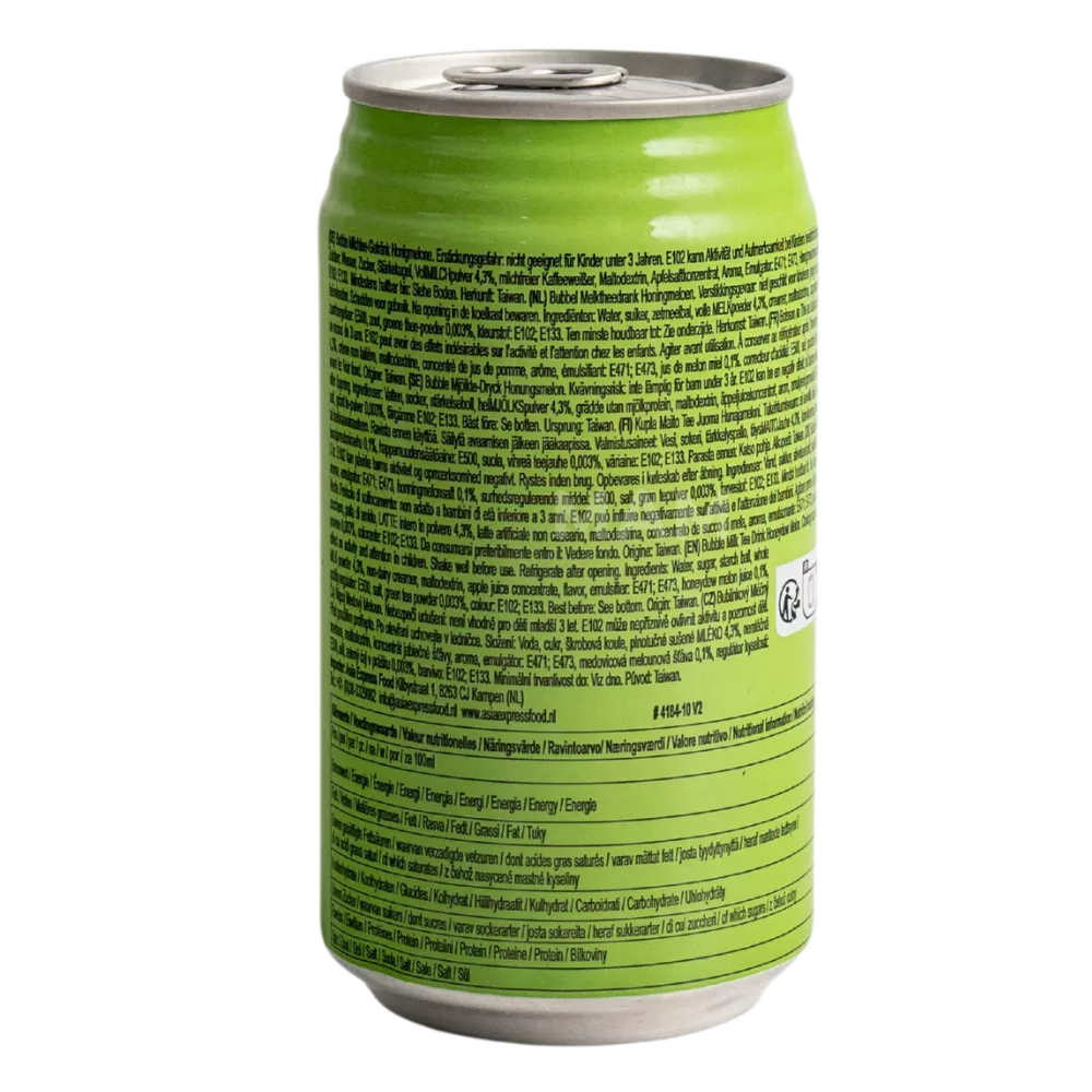 RICO Bubble Milk Tea Honeymelon 350ML - Image 2