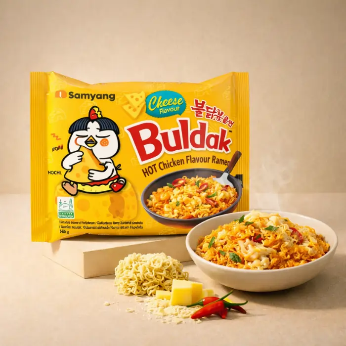 SAMYANG Buldak Cheese Instant Ramen 140G - Image 2