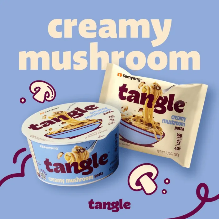 SAMYANG TANGLE Creamy Mushroom Pasta Bowl 105G - Image 4