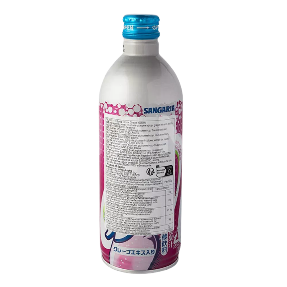 SANGARIA Soda Drink Grape 500ML - Image 2