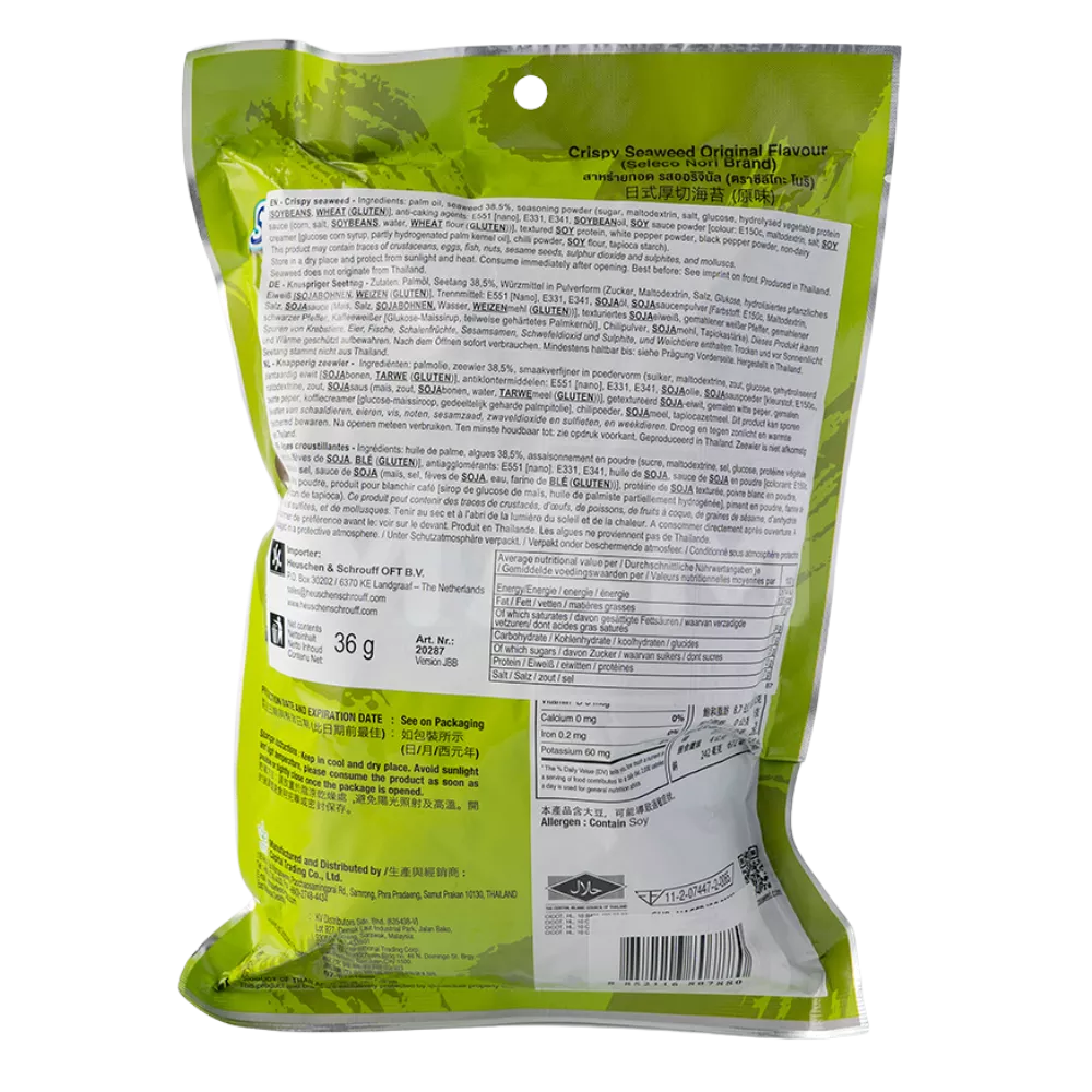 SELECO Nori Original Seetangsnack 36G - Image 2