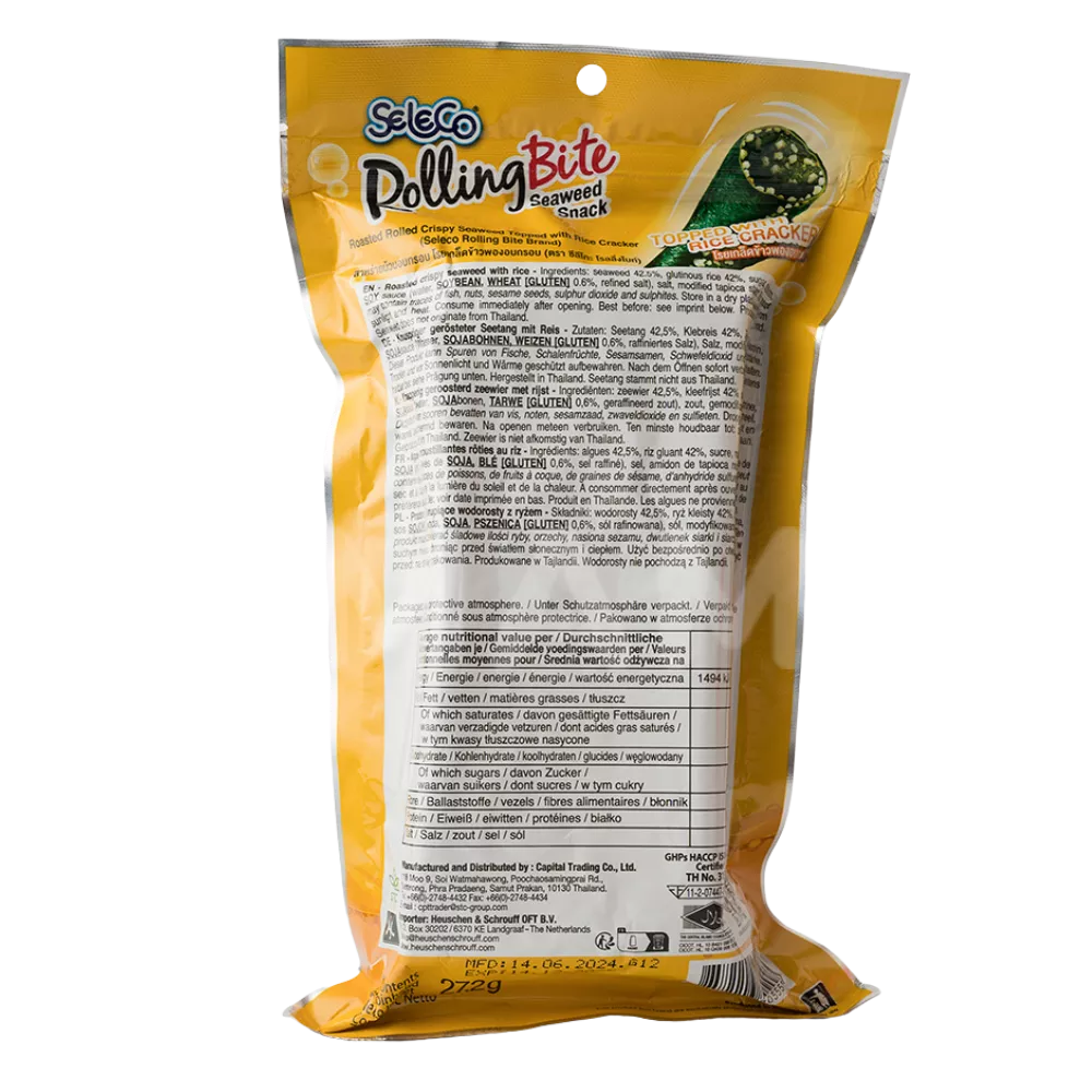 SELECO Rolling Bite Seetangsnack Reis 27,2G - Image 2