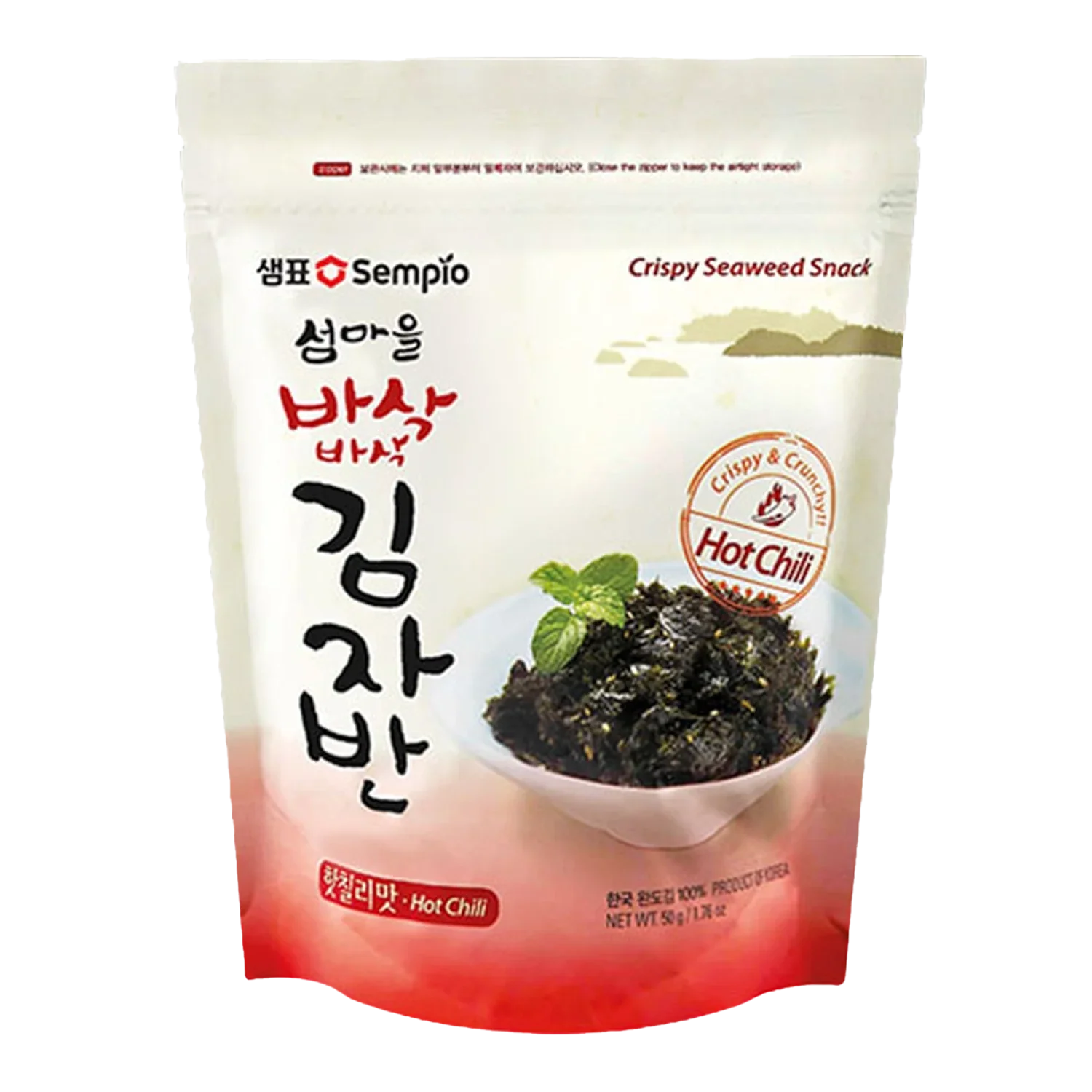 SEMPIO Seealgensnack Hot Chili Gim Jaban 50G