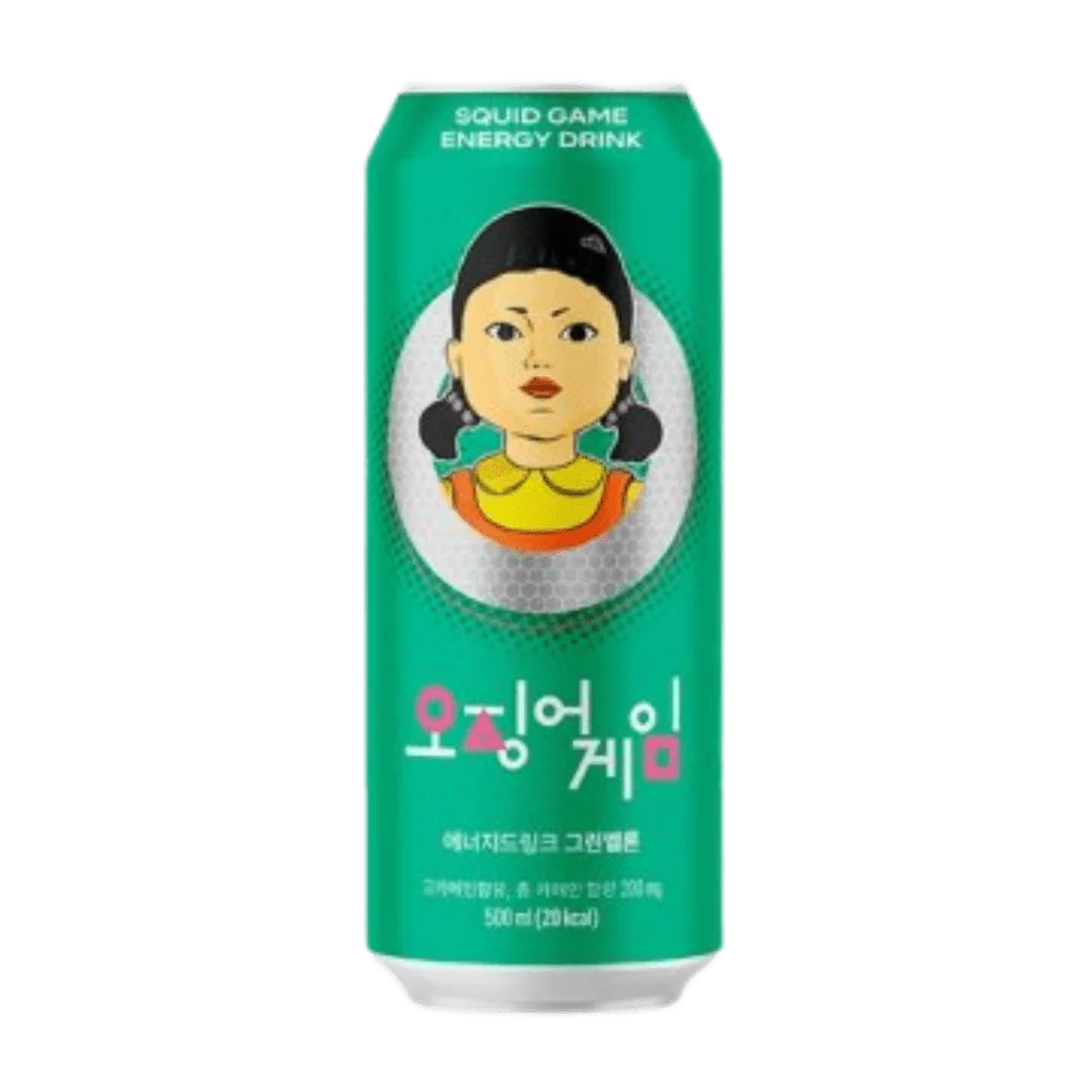 SQUID GAME Energy Drink Green Melon 500ML