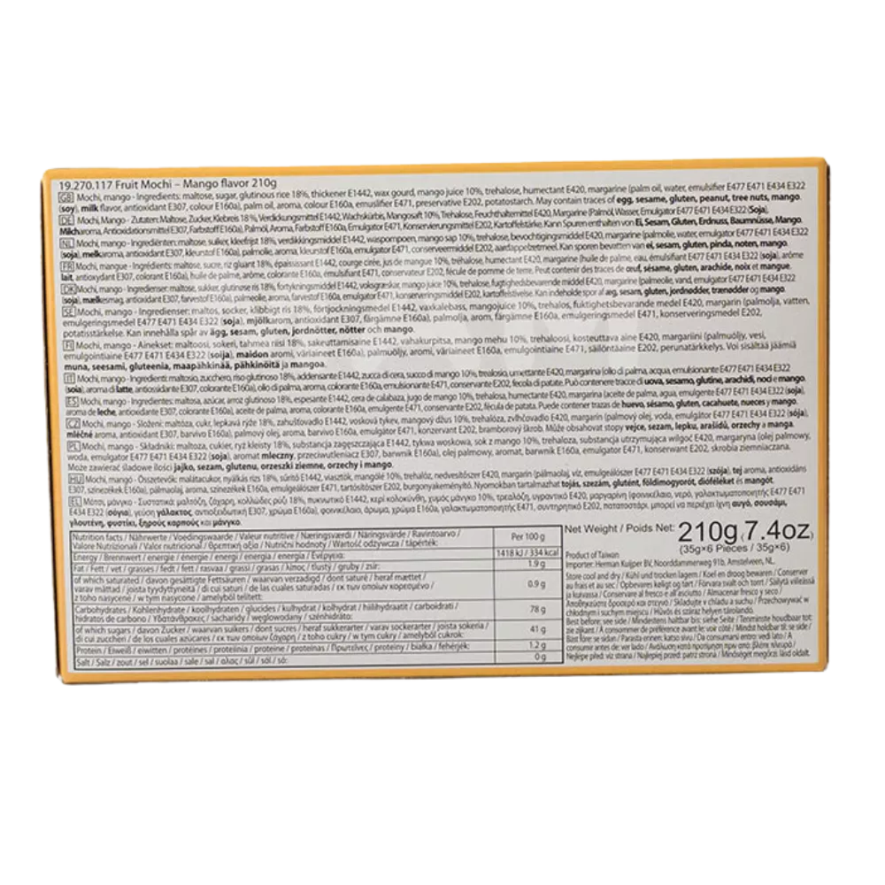 TW Q Fruit Mochi Mango 210G - Image 2