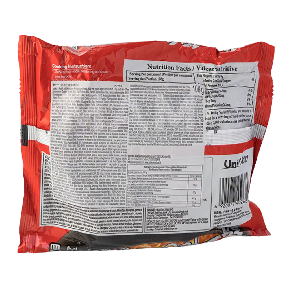 UNIF Instant Nudeln Roasted Beef 108G - Image 2