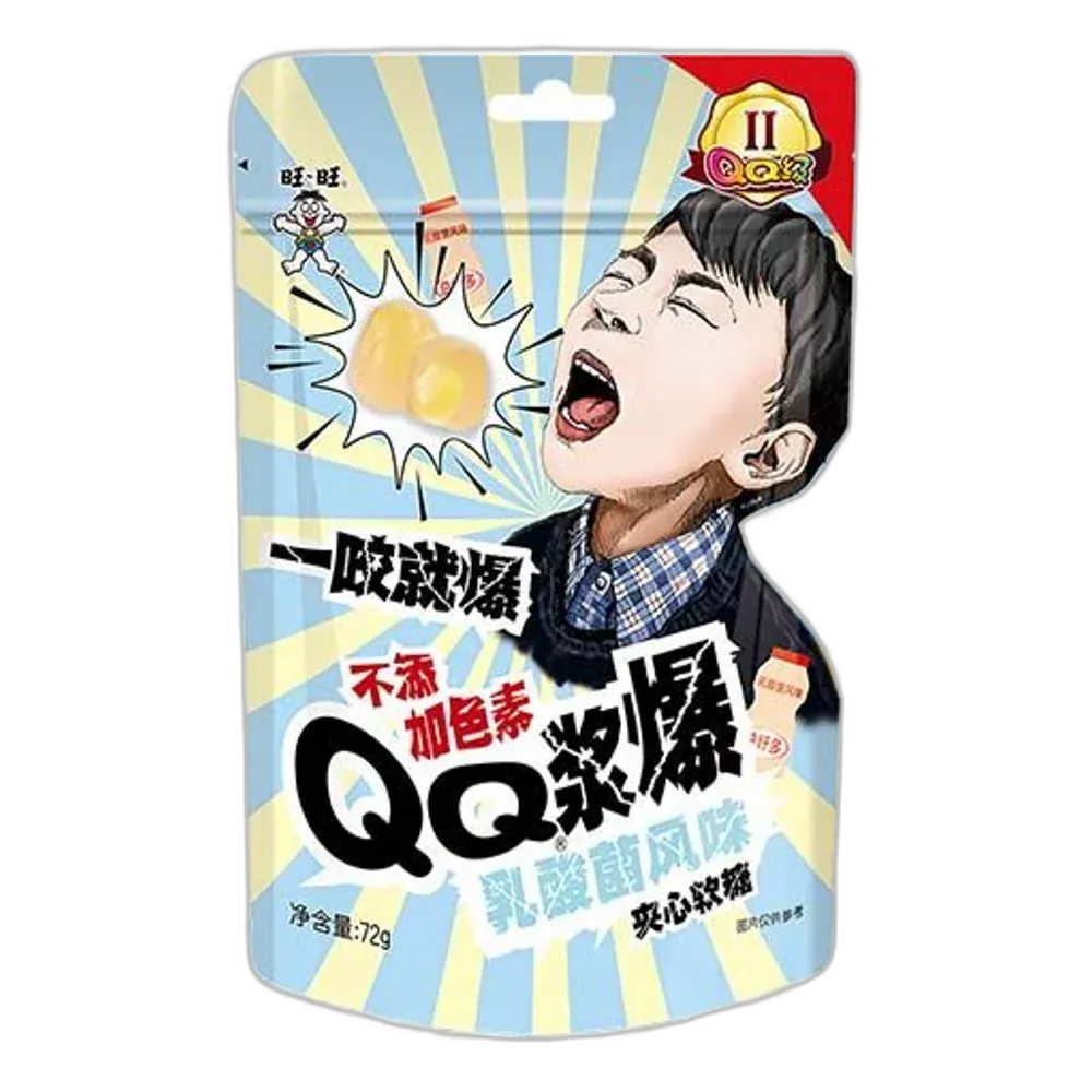 WANT WANT Gummy Center Fill. Joghurt 72G
