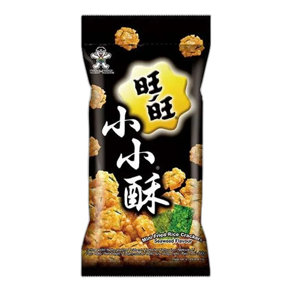 WANT WANT Mini Fried Crackers Spicy (black)60G