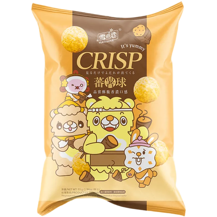 Y&L Corn Crackers Sweet Potato 55g