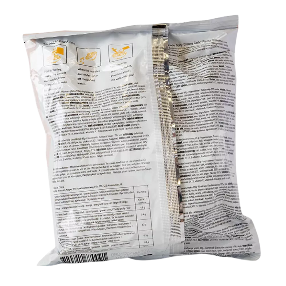 YOUMI Instant Noodle Creamy Carbo 99G - Image 2
