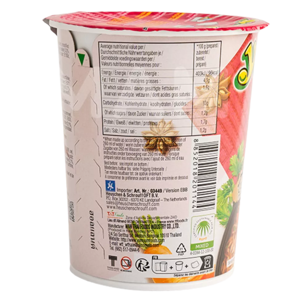 YUM YUM Instant Nudeln Ente Cup 70G - Image 2